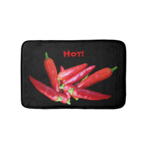 Hot Chilli Peppers Bath Mats
