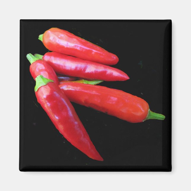 Hot Chilli Peppers Magnet (Front)