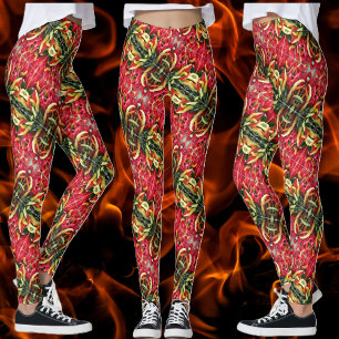 Hot Chilli Peppers Modern Design Leggings