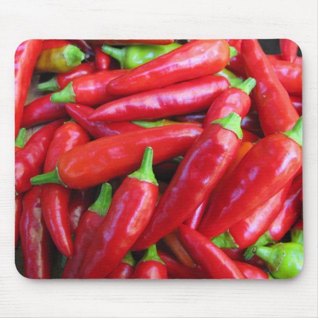 Hot Chilli Peppers Mouse Mat (Front)