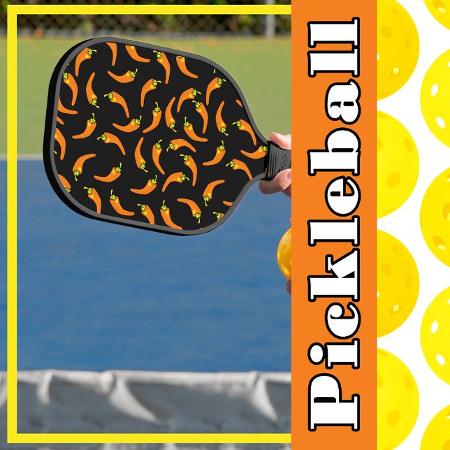 Hot Chilli Peppers Orange Spicy Pickleball Paddle (Hot Chili Peppers Orange Spicy Pickleball Paddle)