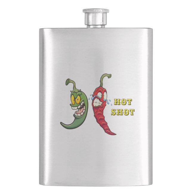 Hot Chilli Shot Flask (Front)