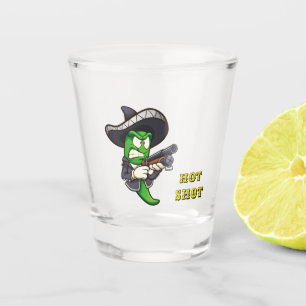 Hot Chilli Shot Shot Glass