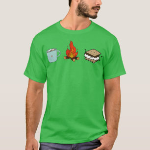 Hot Choco Campfire and Smores T-Shirt