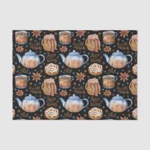 Hot Chocolate and Cinnamon Barns  Tissue Paper