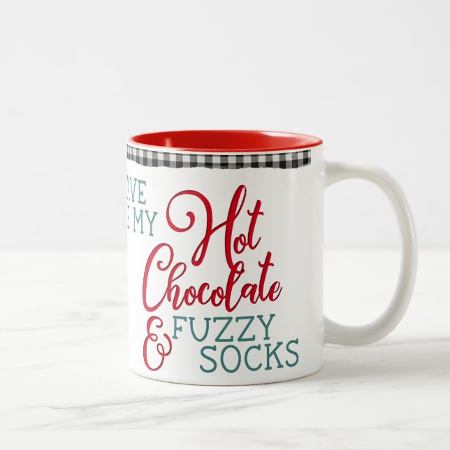 Hot Chocolate And Fuzzy Socks Mug (Right)