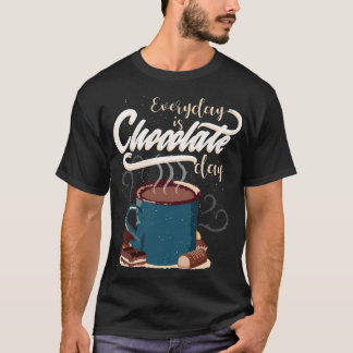 Hot chocolate artwork for chocolate day. T-Shirt