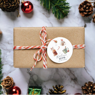 Hot Chocolate Bomb Favour Tags