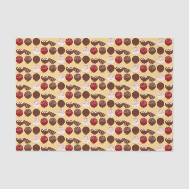 Hot Chocolate Bomb Food Tissue Paper (Front)