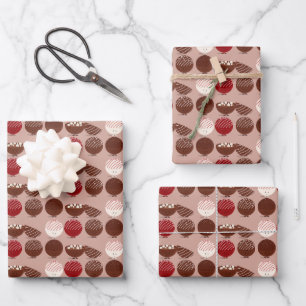 Hot Chocolate Bomb Food Wrapping Paper Sheet