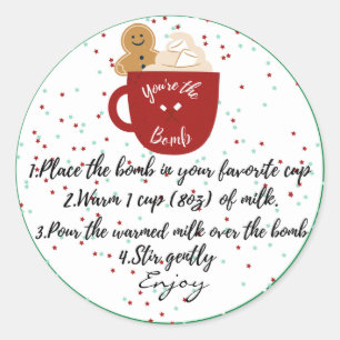 Hot Chocolate Bomb Hot Cocoa Sticker