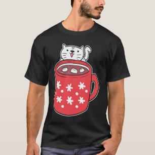 Hot Chocolate Cat Sweet tooth T-Shirt