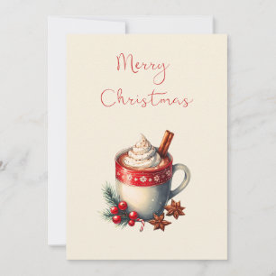 Hot Chocolate Christmas Card 