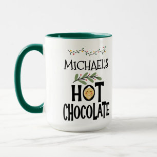 Hot Chocolate Christmas Gingerbread & Custom Name Mug