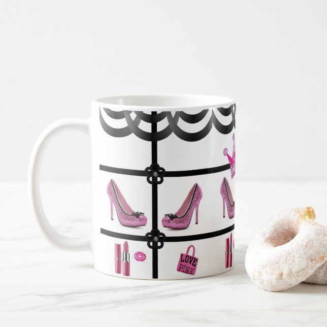 hot chocolate coffee tea coffee mug (With Donut)