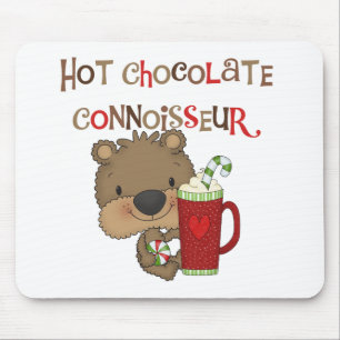 Hot Chocolate Connoisseur Boy Bear Mouse Mat