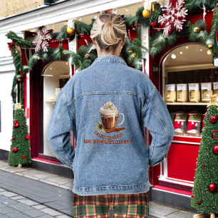 Hot Chocolate Cool People Denim Jacket