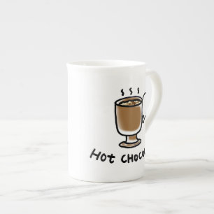 hot chocolate drink bone china mug
