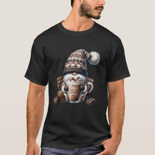 Hot Chocolate Gnome Dad for Cocoa Lover and Sweate T-Shirt