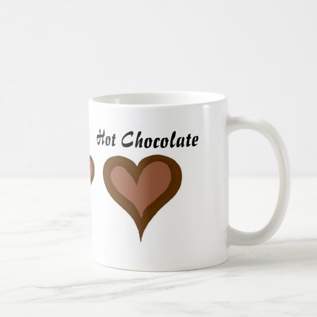 Hot Chocolate Hearts Coffee Mug (Right)