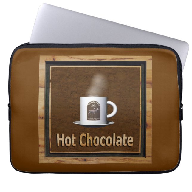Hot Chocolate Laptop Sleeve (Front)