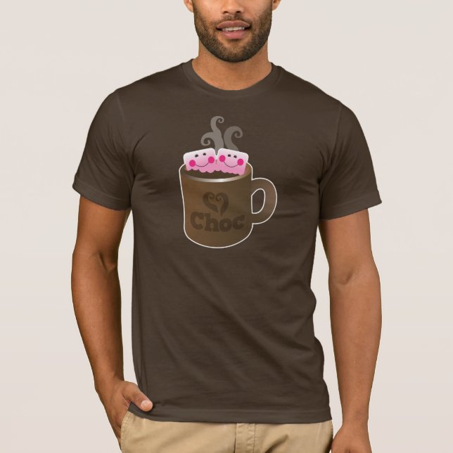 hot chocolate marshmallows T-Shirt (Front)