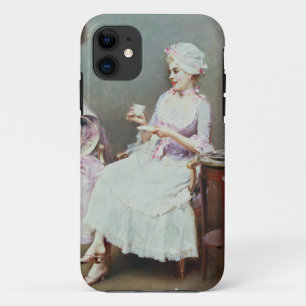 Hot Chocolate (oil on canvas) iPhone 11 Case