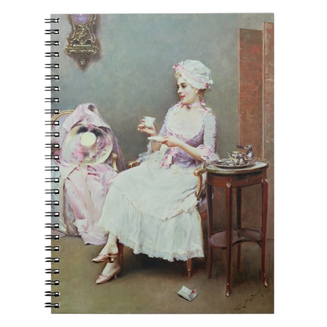 Hot Chocolate (oil on canvas) Notebook (Front)
