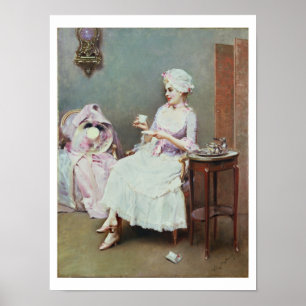 Hot Chocolate (oil on canvas) Poster