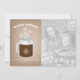 Hot Chocolate Photo Christmas Card
