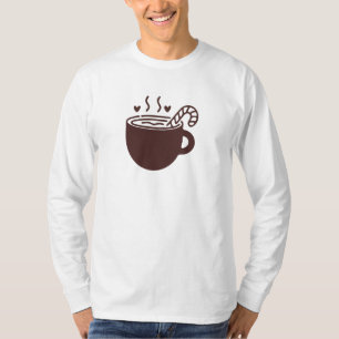"Hot Chocolate Season" Cosy Christmas Design T-Shirt
