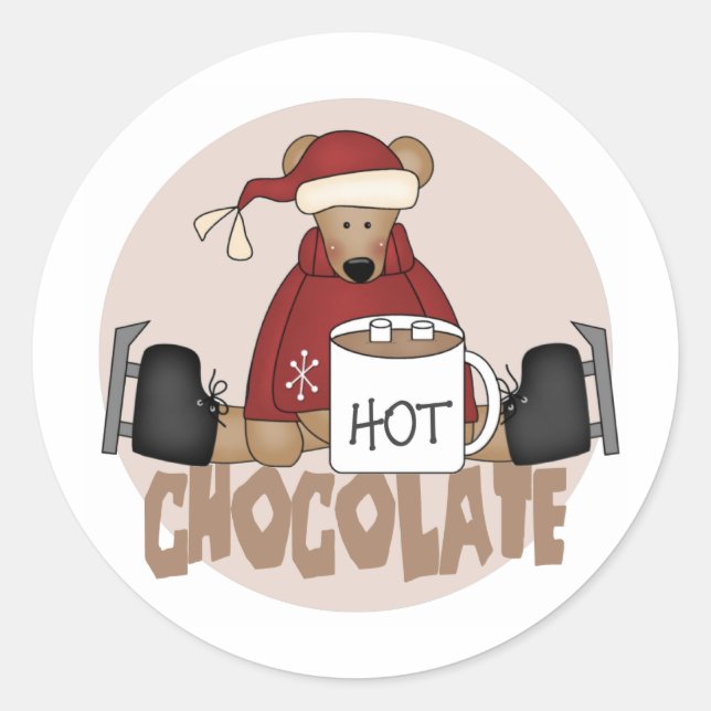 Hot Chocolate Stickers (Front)