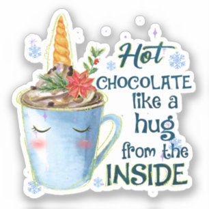Hot Chocolate Unicorn Cosy Unicorn Winter