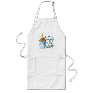 Hot Chocolate Unicorn   Cosy Unicorn Winter Long Apron