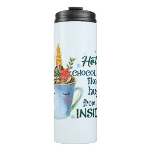 Hot Chocolate Unicorn   Cosy Unicorn Winter Thermal Tumbler