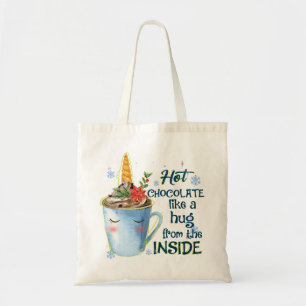 Hot Chocolate Unicorn   Cosy Unicorn Winter Tote Bag
