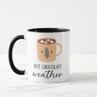Hot Chocolate Weather Christmas Mug