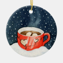 Hot Chocolate Winter Ornament