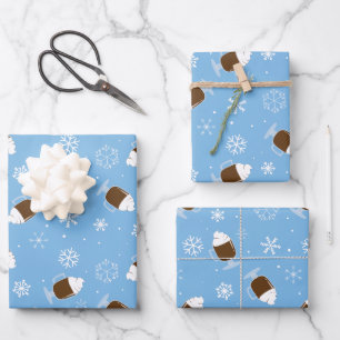 Hot Chocolate Wrapping Paper Sheet