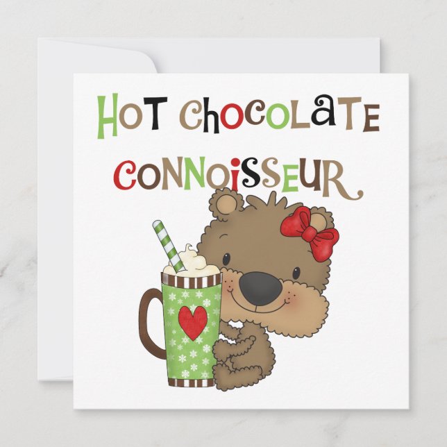 Hot ChocolateConoisseur Girl Bear (Front)