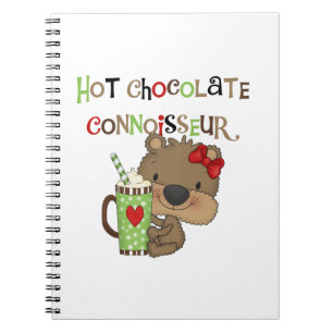 Hot ChocolateConoisseur Girl Bear Notebook