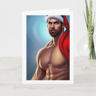 Hot Christmas Santa Claus Card