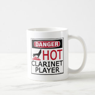 Hot Clarinet Player Coffee Mug