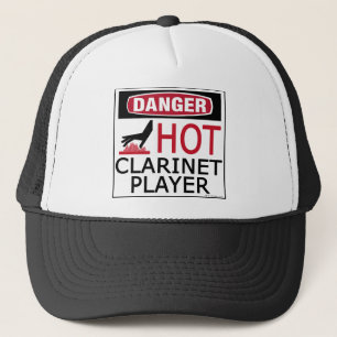 Hot Clarinet Player Trucker Hat