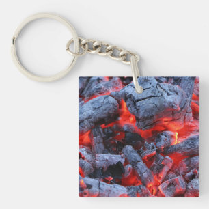 Hot coals key ring
