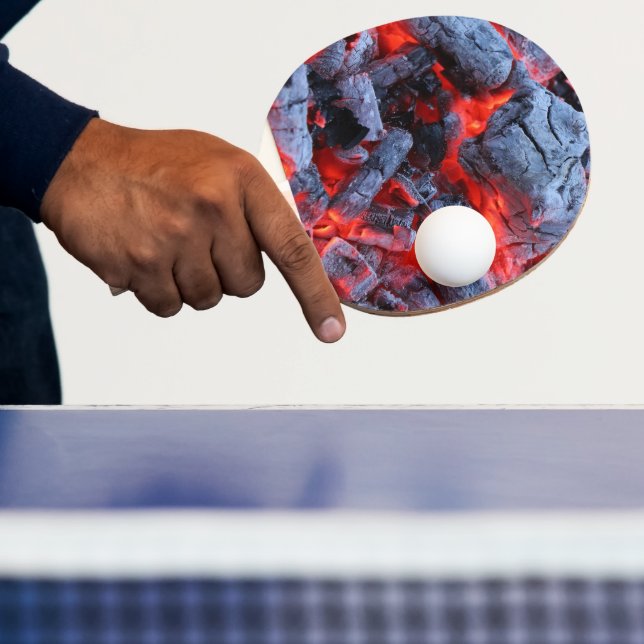 Hot coals ping pong paddle (Insitu)
