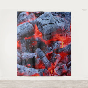 Hot coals tapestry
