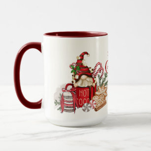 Hot Coco Christmas Gnome Mug