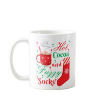 Hot cocoa and fuzzy socks - Christmas