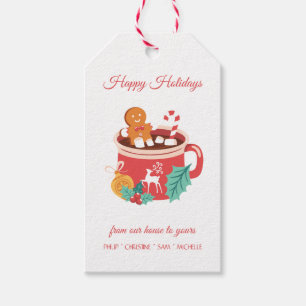 Hot Cocoa and Gingerbread Gift Tags